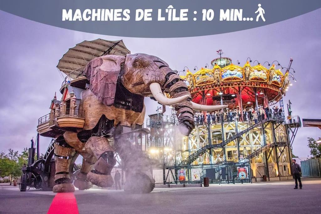 شقة Machines De L'Ile - Fibre - Netflix - T2 La Tour نانت المظهر الخارجي الصورة
